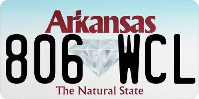 AR license plate 806WCL