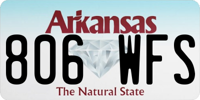 AR license plate 806WFS
