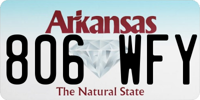 AR license plate 806WFY