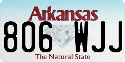AR license plate 806WJJ