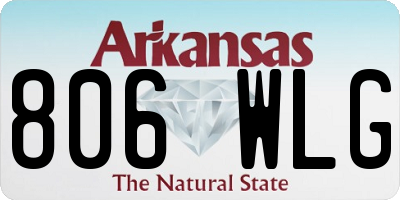 AR license plate 806WLG