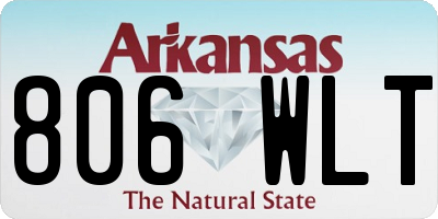 AR license plate 806WLT