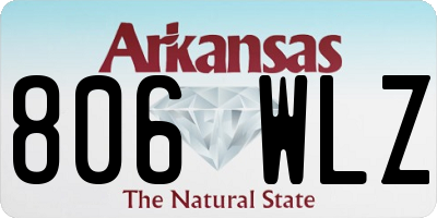 AR license plate 806WLZ