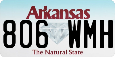 AR license plate 806WMH