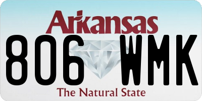 AR license plate 806WMK