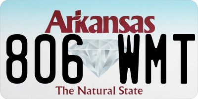 AR license plate 806WMT