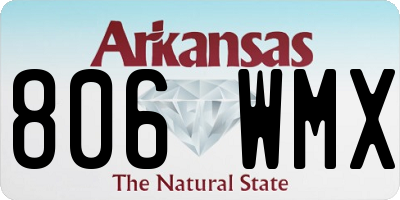 AR license plate 806WMX