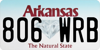 AR license plate 806WRB