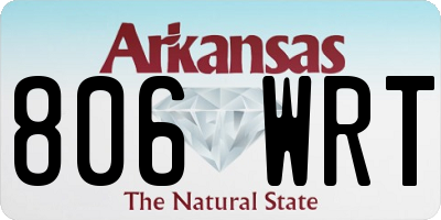 AR license plate 806WRT