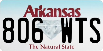 AR license plate 806WTS