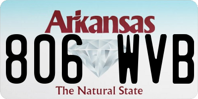AR license plate 806WVB