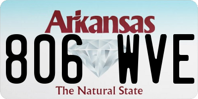 AR license plate 806WVE