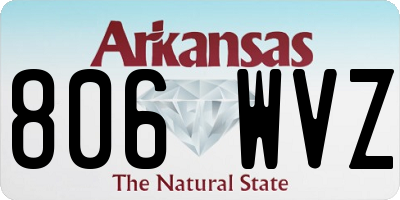 AR license plate 806WVZ