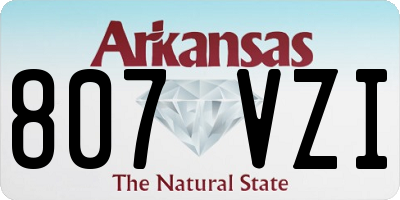 AR license plate 807VZI