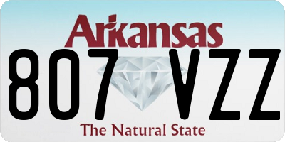 AR license plate 807VZZ