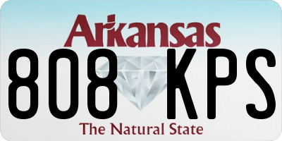 AR license plate 808KPS