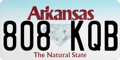 AR license plate 808KQB