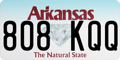 AR license plate 808KQQ