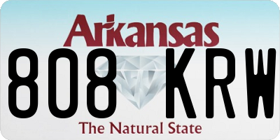 AR license plate 808KRW
