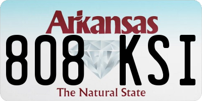 AR license plate 808KSI