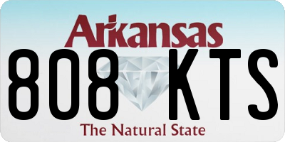AR license plate 808KTS