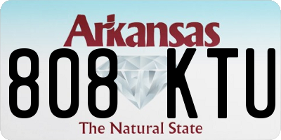 AR license plate 808KTU