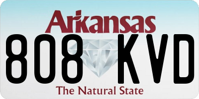 AR license plate 808KVD