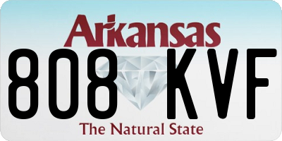 AR license plate 808KVF