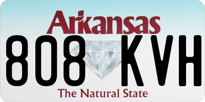 AR license plate 808KVH