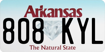 AR license plate 808KYL