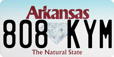 AR license plate 808KYM