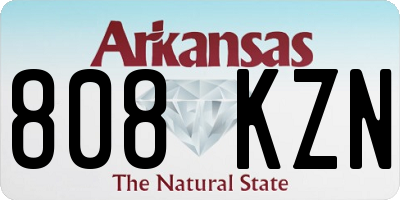 AR license plate 808KZN