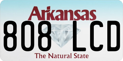 AR license plate 808LCD