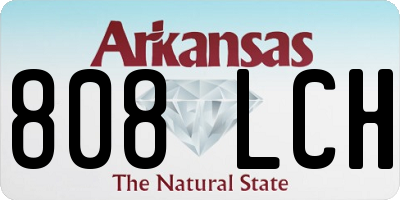 AR license plate 808LCH