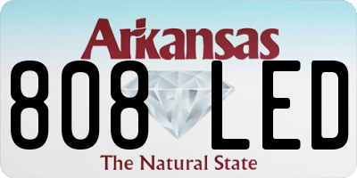 AR license plate 808LED