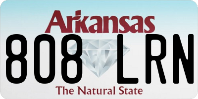 AR license plate 808LRN