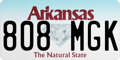 AR license plate 808MGK