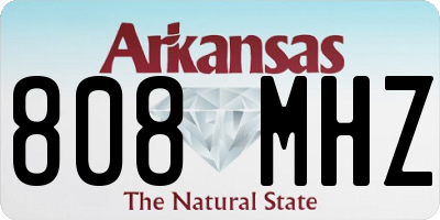 AR license plate 808MHZ