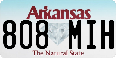 AR license plate 808MIH