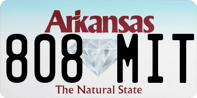 AR license plate 808MIT