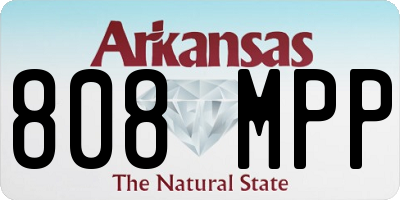 AR license plate 808MPP