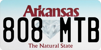 AR license plate 808MTB