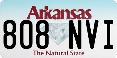AR license plate 808NVI