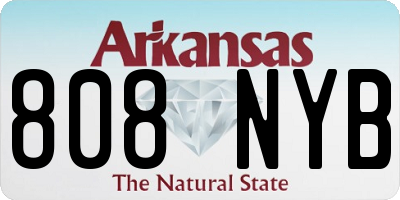 AR license plate 808NYB