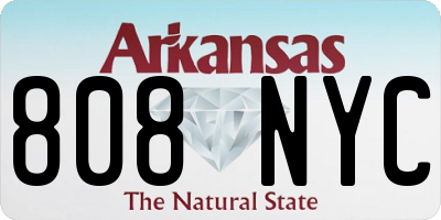 AR license plate 808NYC