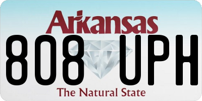 AR license plate 808UPH