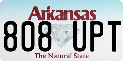 AR license plate 808UPT