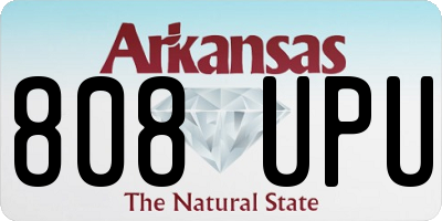 AR license plate 808UPU