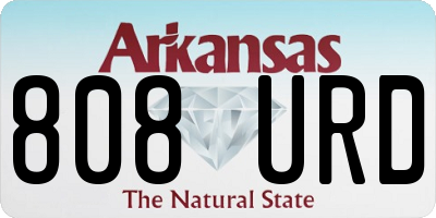AR license plate 808URD