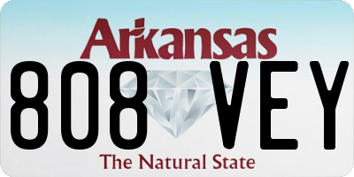 AR license plate 808VEY